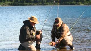 Salmon Fishing with Jim Burton & Dwight Blackwood in Labrador