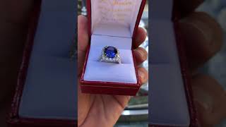 Beautiful Tanzanite Ring Made by Ritz Jewelers in Los Angeles #ritzjewelers