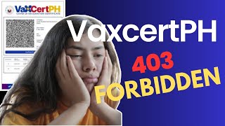 VaxcertPH  System is Down 2024: What Should Be Done?|Solution/Advice #vaxcertph #error #egov