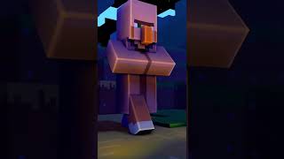 Minecraft villager take revenge from zombie #minecraft #shorts