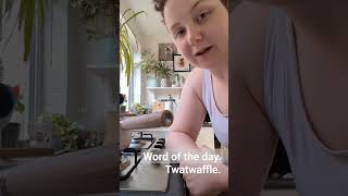 Laura's Ted talk. Word of the day. Twatwaffle.