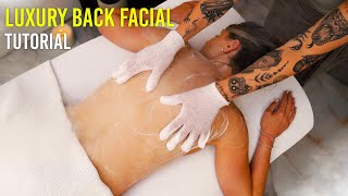 The Most Relaxing Back Facial Tutorial Ever