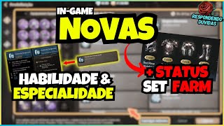 Novos Sets para Farm e Especialidade de Habilidade Night Crows | Montaria Mítica E Muito Mais