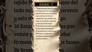 Éxodo 27, 9-10 #dios #biblia #versiculodeldia