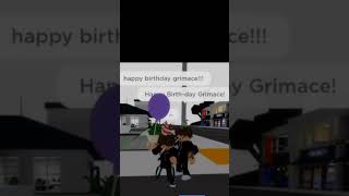 Just Got the grimace shake 🤤 #roblox #shorts