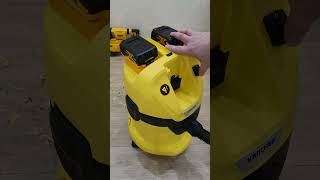 Karcher WD 3 Battery + DeWalt XR Battery