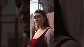 Plus Sized Woman Tattooed Modeling