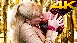 Spider-Man 3 (2007) Gwen Kisses Peter Scene Hindi (4K) Open Matte