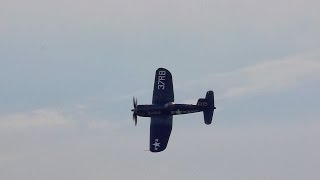 Chance Vought F4U Corsair at Hahnweide Air Show 2013