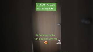 Green Papaya Hotel Resort @ Silang, Cavite. PM Cruzette Darna Santos in Messenger for inquiries 😊