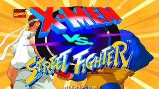 X-Men VS. Street Fighter Arbertura(Arcade - World)