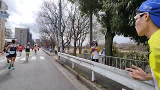 Kyoto Marathon -just after 18 km