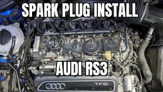 How To Change Spark Plugs on a Audi RS3 / DAZA Engine Spark Plug Install