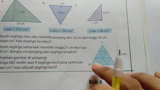 Penjelasan Cara Pengerjaan Luas Segitiga pt. 2