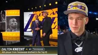 Welcome to Lakers Nation Dalton Knecht, No.17th Pick in NBA Draft First Round, Los Angeles Lakers