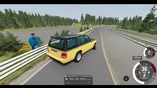 drifting a SUV at drift playground | beamng