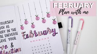 Plan With Me | February 2020 Bullet Journal Setup