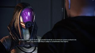 Mass Effect 2 Legendary Edition Tali tells Shepard she has a crush on him