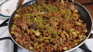 como hacer picadillo con carne origin vegetal/ making picadillo plant-based ground