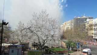 Copia de Fallas2014, Mascletá desde el edificio de Timofónica