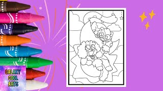 Coloring Dog Day And Nappy Cat From Poppy Playtime #coloring #coloring_pages