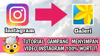 cara menyimpan video instagram ke galeri Terbaru 2021