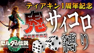 【ティアキン1周年企画】縛りがどんどん増えるサイコロ縛りティアキン🔥【ゼルダの伝説ティアーズオブザキングダム】