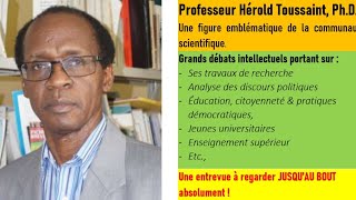 Hérold Toussaint : Une figure emblématique de la communauté scientifique