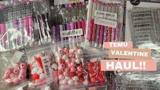 Valentine Temu haul !! come check the loveeeee!