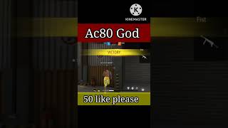 AC80 1 tap impossible 🎯#short #freefire #viral