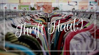 My First Thrift Haul of 2018|E D I T H