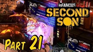 Let's Play Infamous Second Son - Part 21 - Reggie Takes Flight (Walkthrough Playthrough)