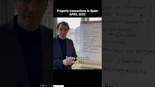 Property transactions in Spain today - Update April 2023 #shorts #realestate #spain