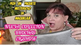 🤔Compro paquete maquillaje misterioso nuevas brochas EIGHSOW❤️