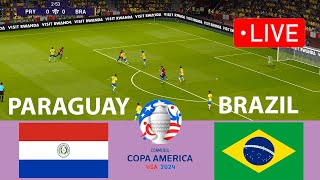 🔴BRAZIL vs PARAGUAY LIVE FOOTBALL MATCH TODAY I Brazil Football Live I eFootball Pes 21 Gameplay