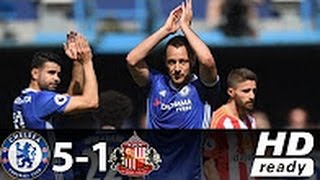 Chelsea vs Sunderland 5-1 All Goals Highlights 21/05/2017