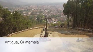 Antigua Guatemala via drone