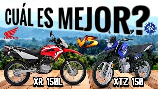 HONDA XR150L   VS   XTZ150 YAMAHA / CUAL ES MEJOR EN 2023?