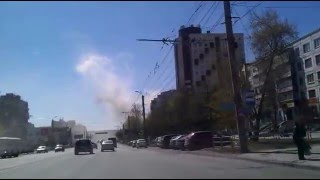 Пожар на Молодогвардейцев 25.04.16