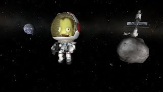 Landing an asteroid on Kerbin - Kerbal Space Program