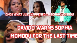 Sophia in T€@rs as Davido finally stood up to her and warns her for last time to stay away from him