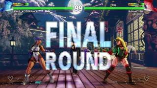 STREET FIGHTER V ranking match Cammy vs Cammy