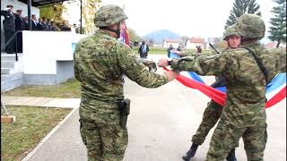 25.GODIŠNJICA 9.GBR - PRIJAVAK I DIZANJE ZASTAVE