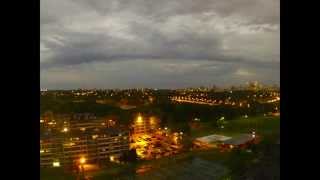 Time-lapse rainy day in Toronto