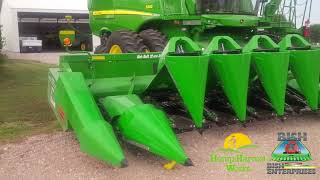 SuperCrop® Header - Row Unit Tilting Example - Left Hand Side View