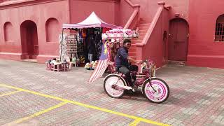 [4K] Admiring The Red Christ Church In Dutch Square, Malacca