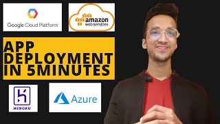 Deployment of Python Application to AWS, Heroku, Azure and GCP in 5 minutes|