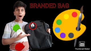 Mading My bag Branded by Hand | Vlog | Muaz Afzal | DIYA AND BRO.