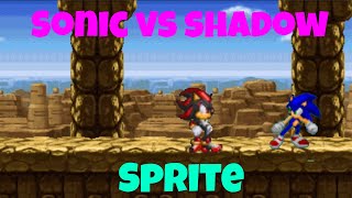 Sonic Vs Shadow Sprite Animation (Test)