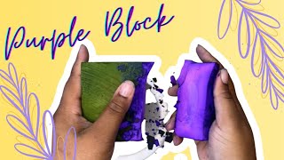 Crispy Purple Dyed Chalk 💜 | So Satisfying ASMR